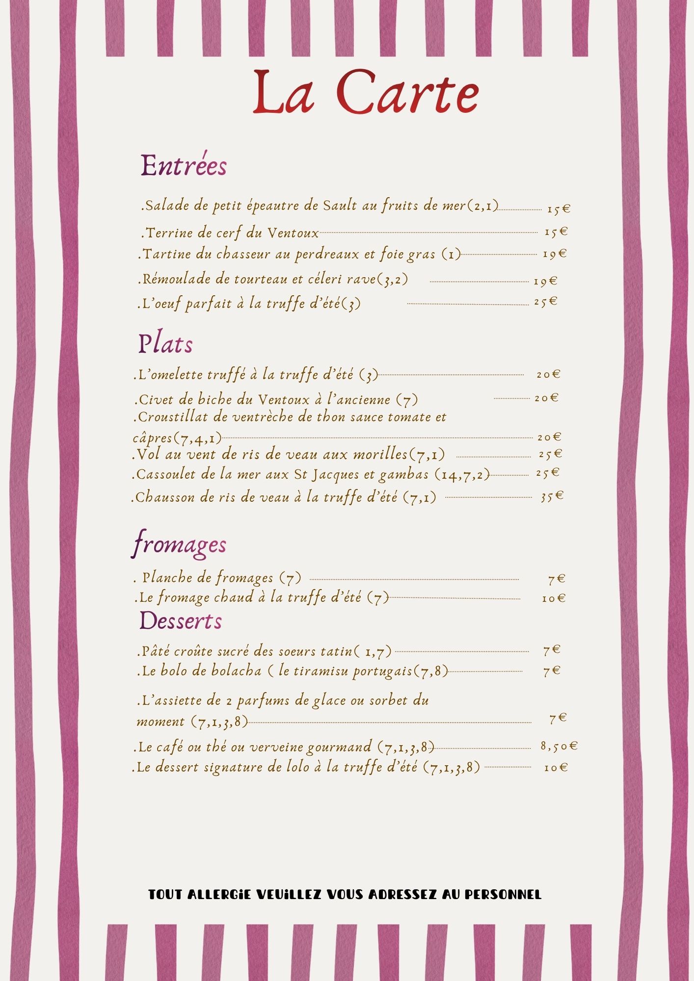 La Carte