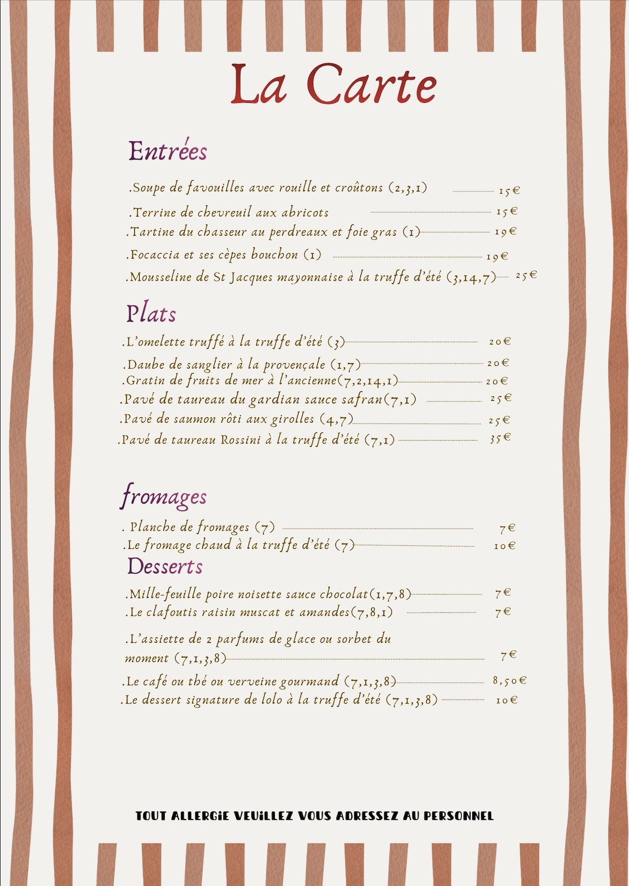 La Carte